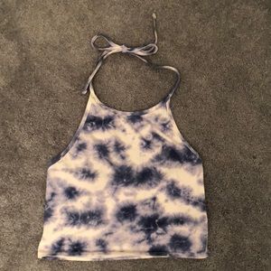High neck crop top